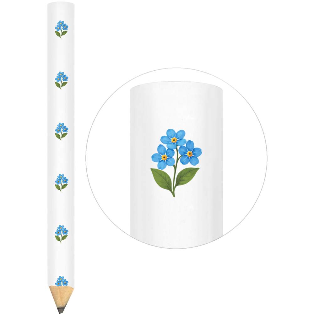 3 x 'Three Forget Me Not Flowers' Carpenter's Pencils (LP00040132)
