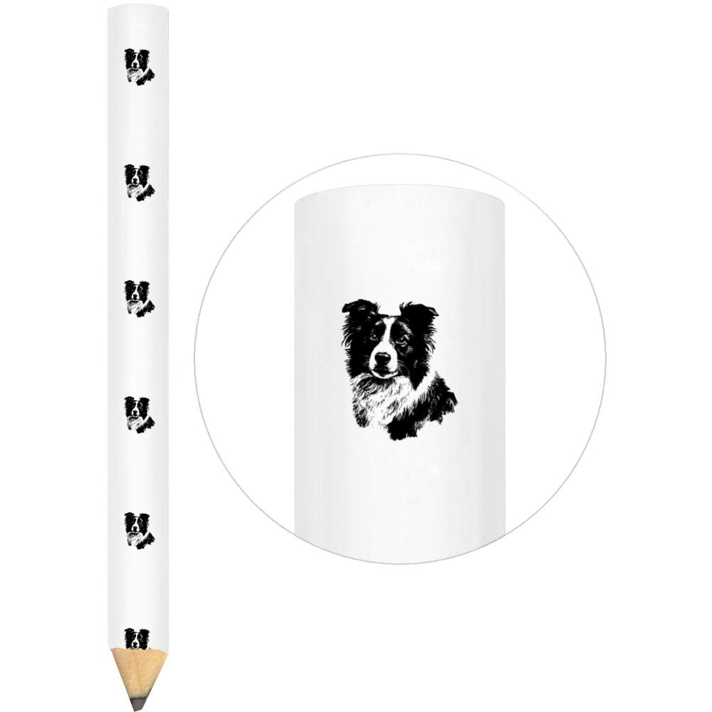 3 x 'Vintage Border Collie' Carpenter's Pencils (LP00040757)
