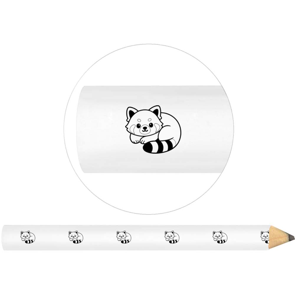 3 x 'Cute Red Panda' Carpenter's Pencils (LP00041221)