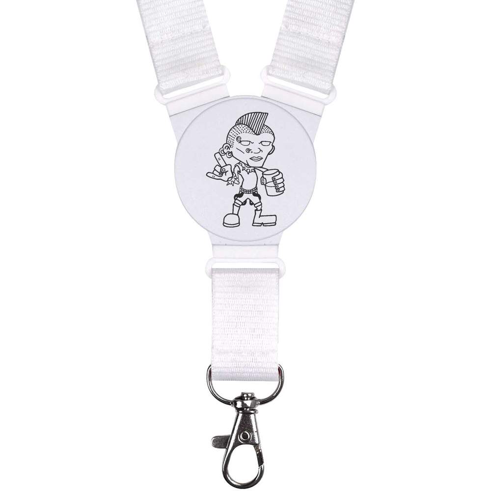 'Punk Rocker' Neck Strap / Lanyard (LY00000762)