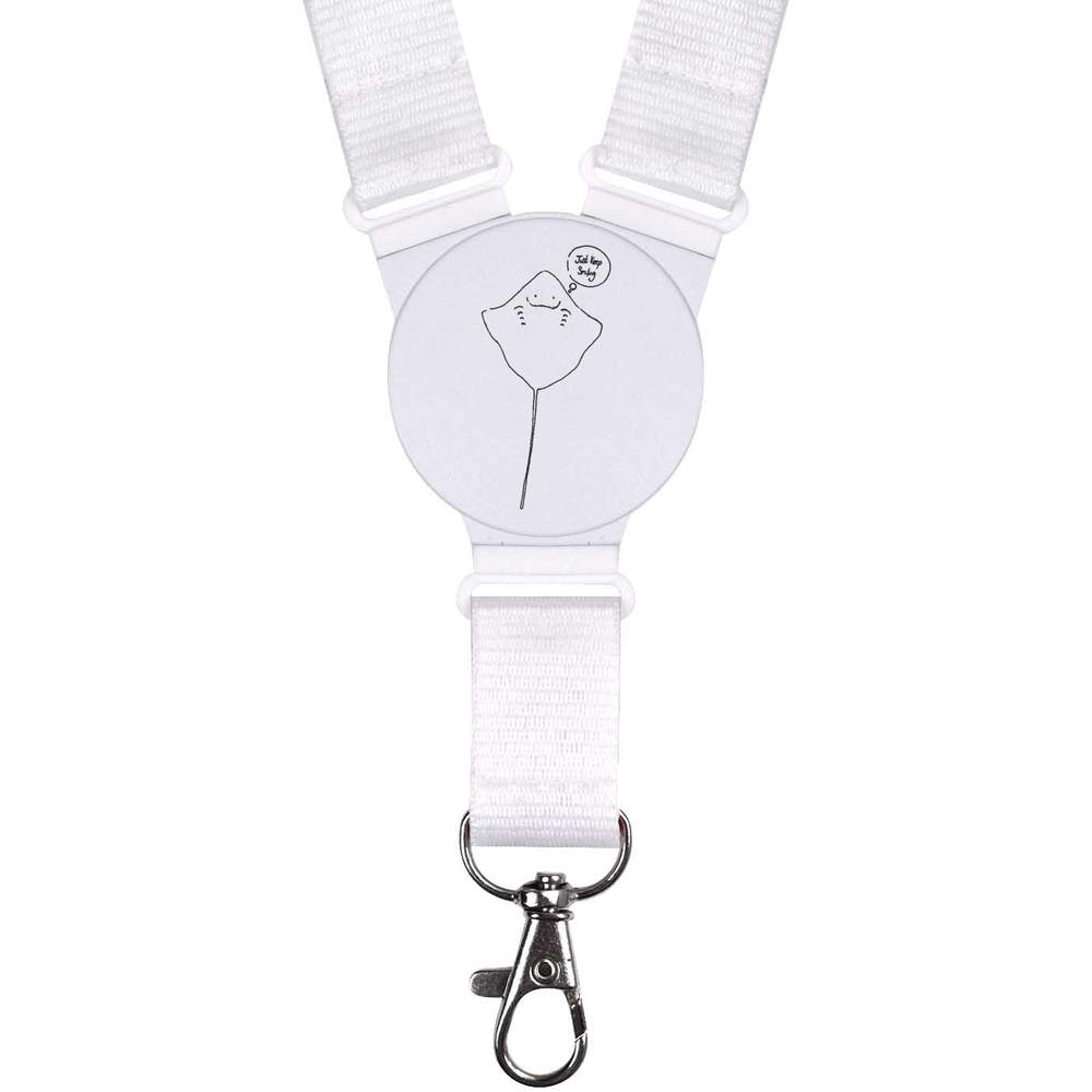 'Smiling Stingray' Neck Strap / Lanyard (LY00004433)