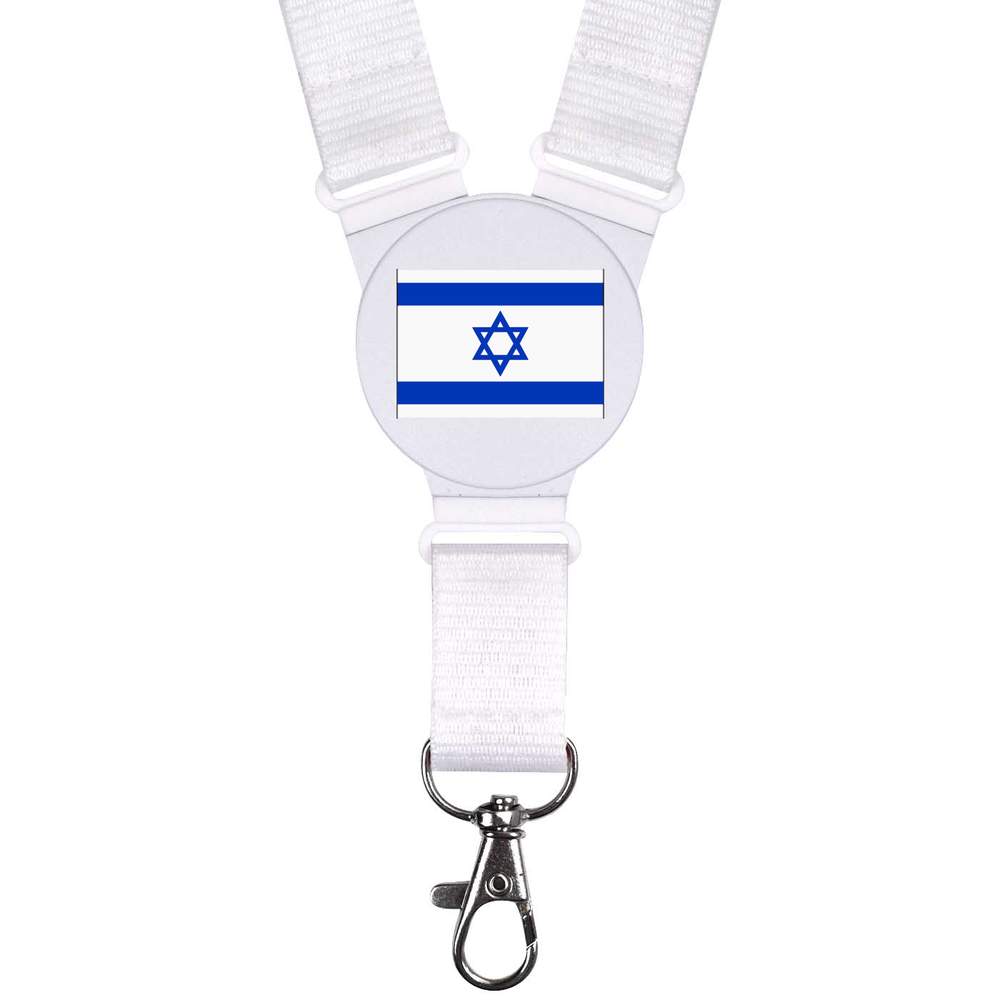 'Israel Flag' Neck Strap / Lanyard (LY00009955)