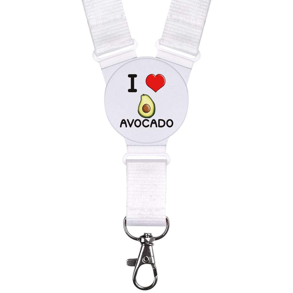 'I Love Avocado' Neck Strap / Lanyard (LY00018411)
