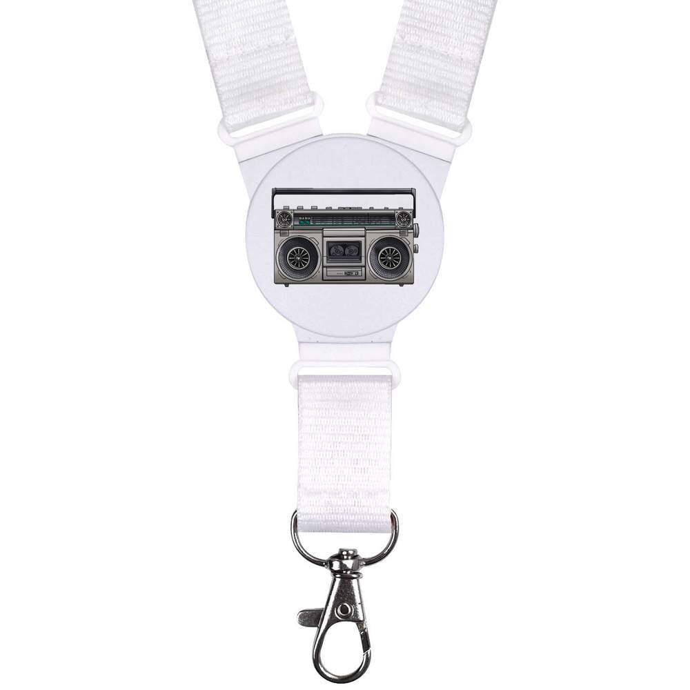 'Stereo Boombox' Neck Strap / Lanyard (LY00019031)