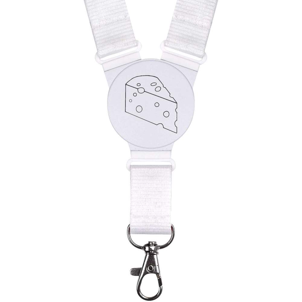 'Swiss Cheese Wedge' Neck Strap / Lanyard (LY00019293)
