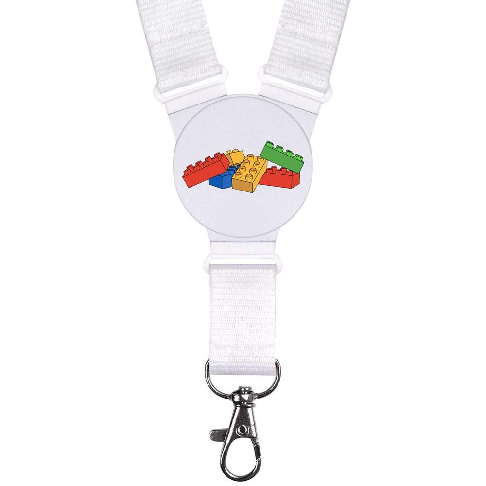 'Toy Building Bricks' Neck Strap / Lanyard (LY00025856)