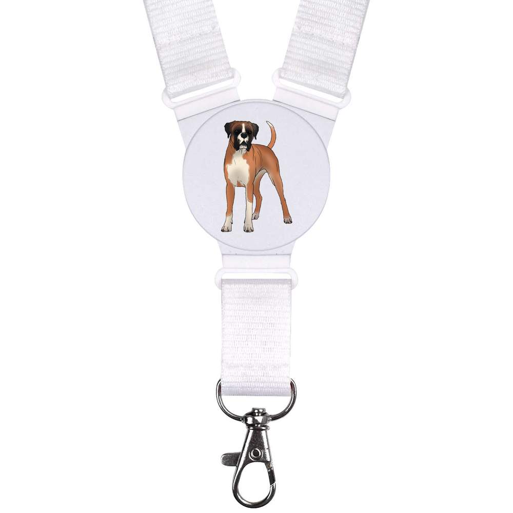 'Standing Boxer Dog' Neck Strap / Lanyard (LY00025865)