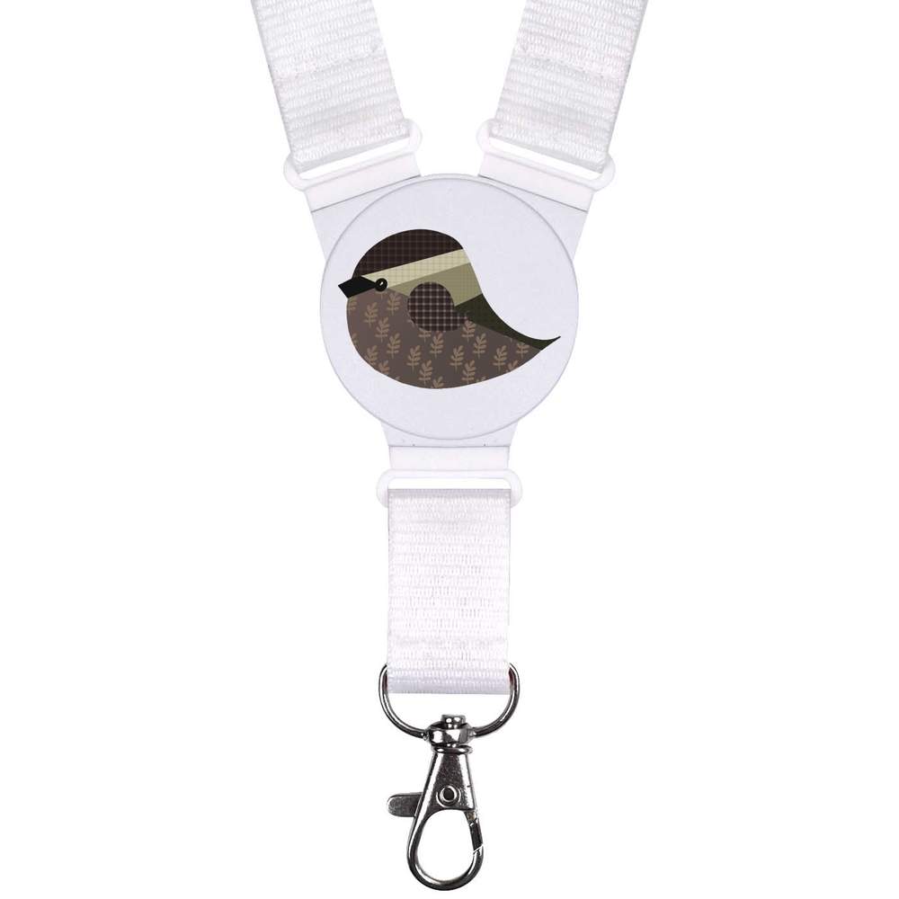 'Stylised Patterned Bird' Neck Strap / Lanyard (LY00027792)