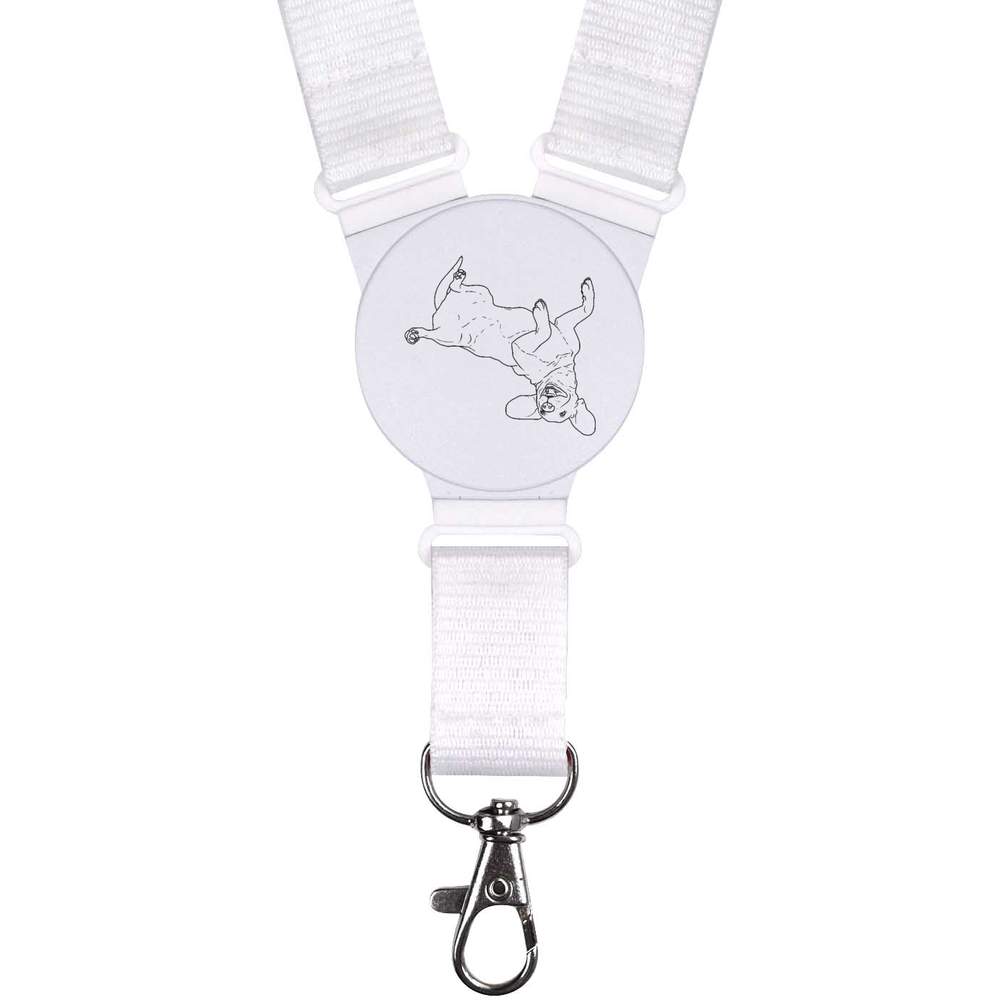 'Playful Beagle' Neck Strap / Lanyard (LY00027810)