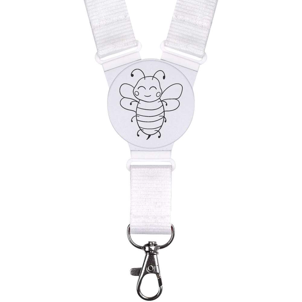 'Happy Bee' Neck Strap / Lanyard (LY00028324)