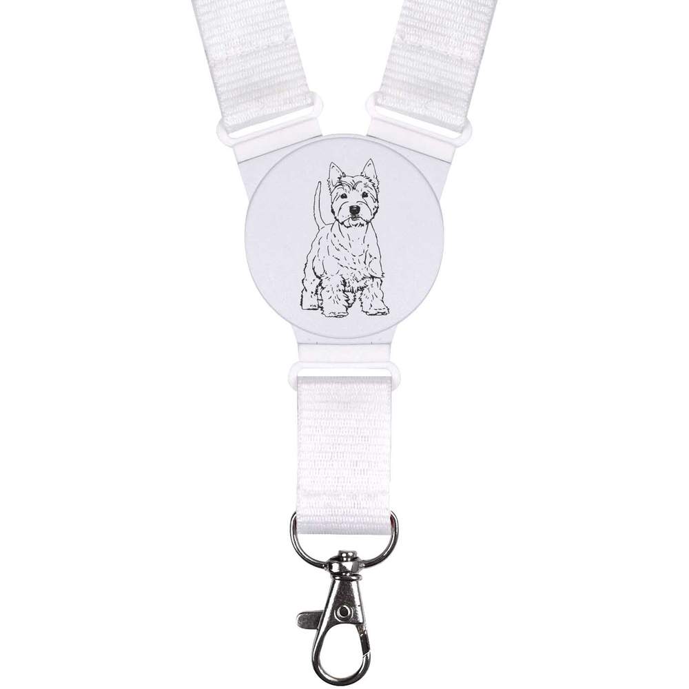 'Proud Westie Dog' Neck Strap / Lanyard (LY00032282)