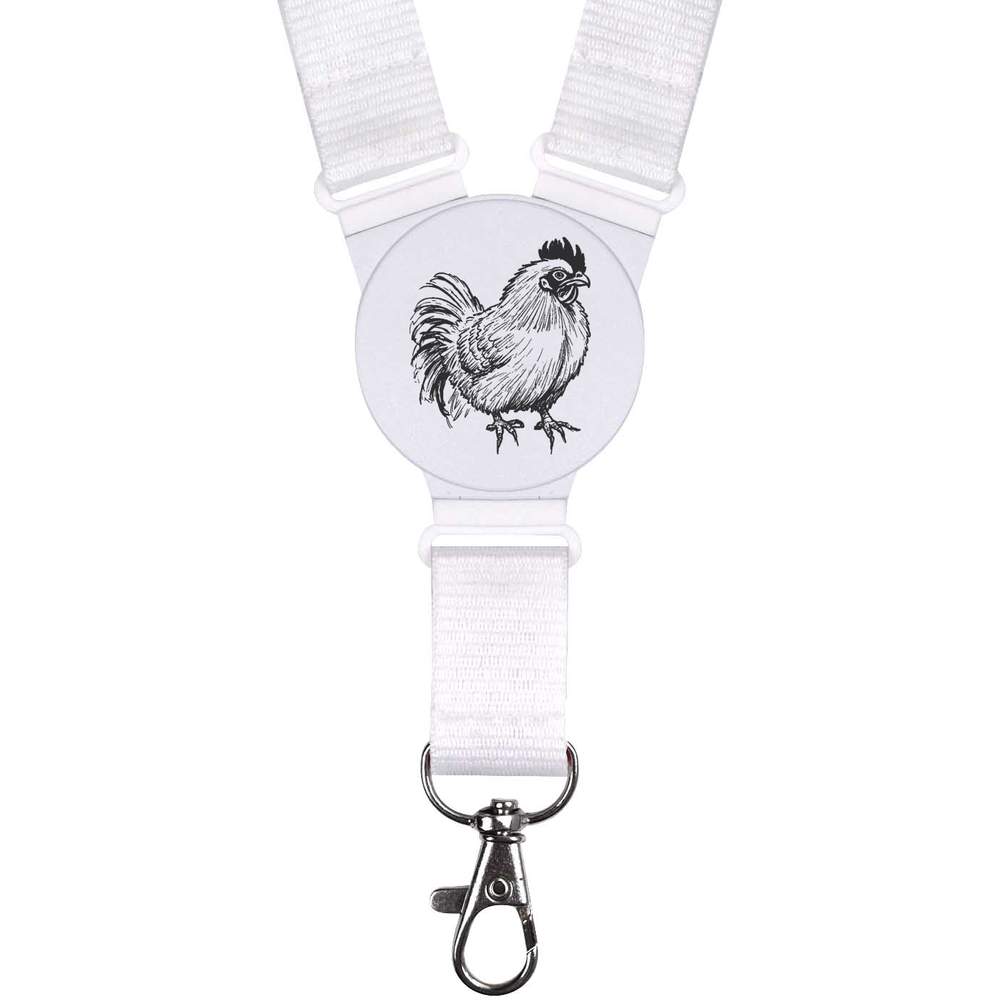 'Chicken Silkie' Neck Strap / Lanyard (LY00032539)