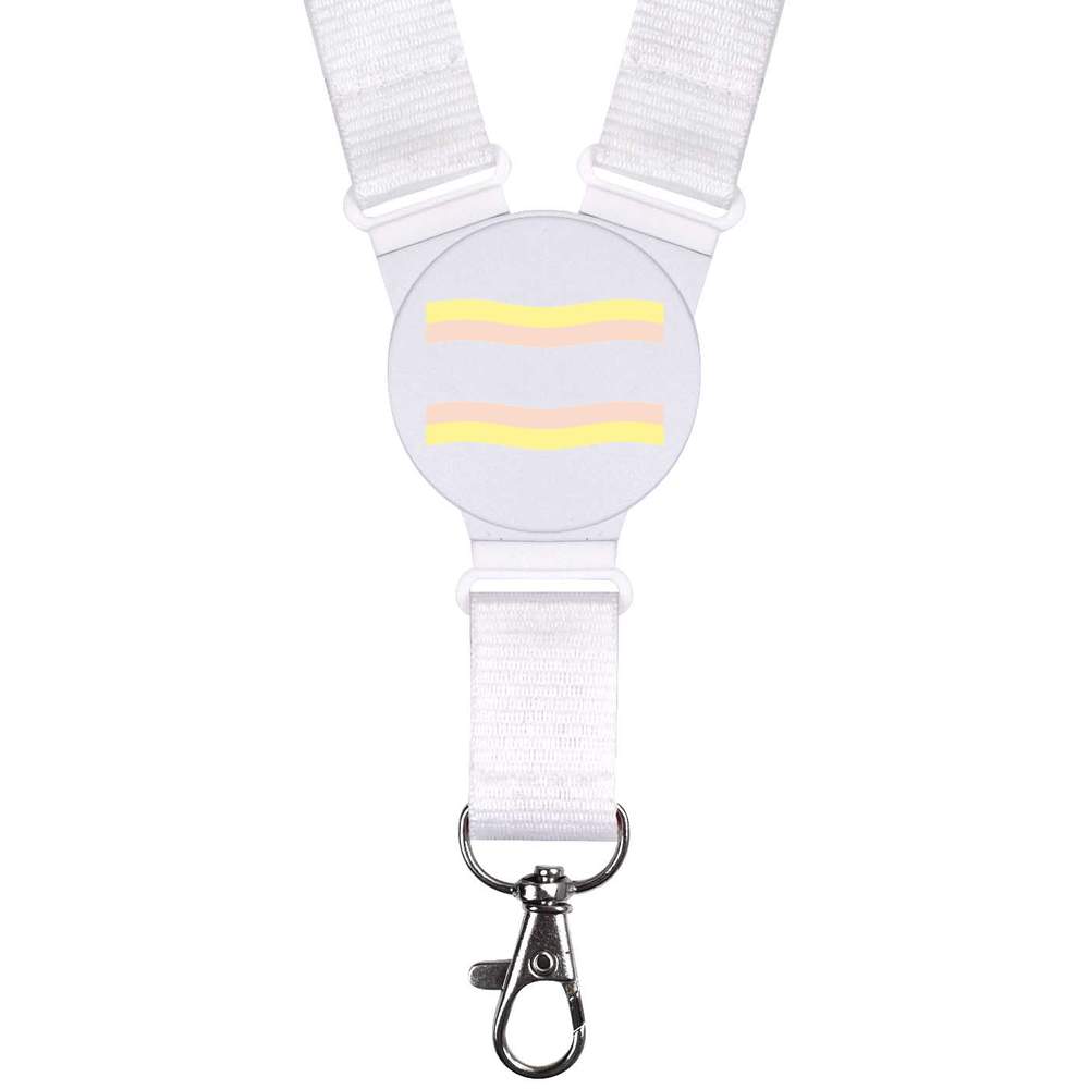 'Waving Pangender Flag' Neck Strap / Lanyard (LY00035099)