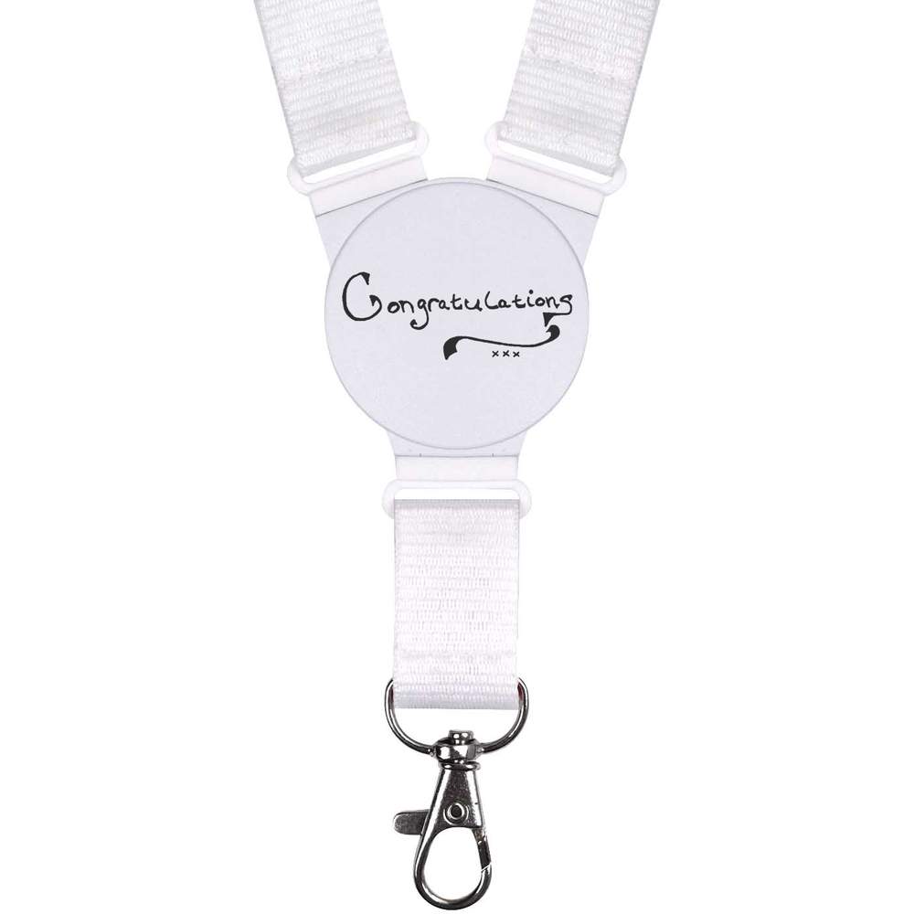 'Congratulations' Neck Strap / Lanyard (LY00040190)