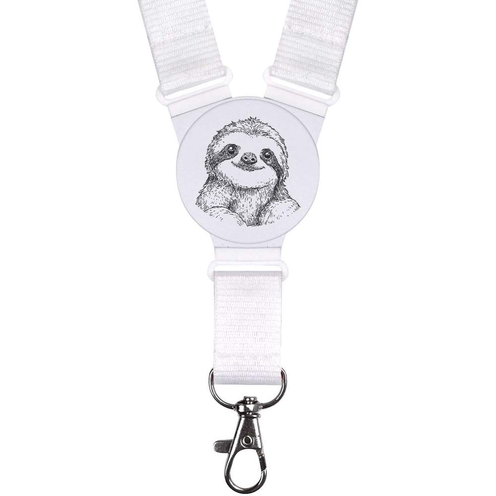 'Baby Sloth Portrait' Neck Strap / Lanyard (LY00041387)