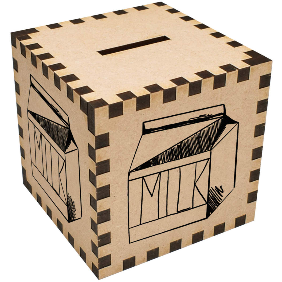 'Milk Carton' Money Box / Piggy Bank (MB00001347)