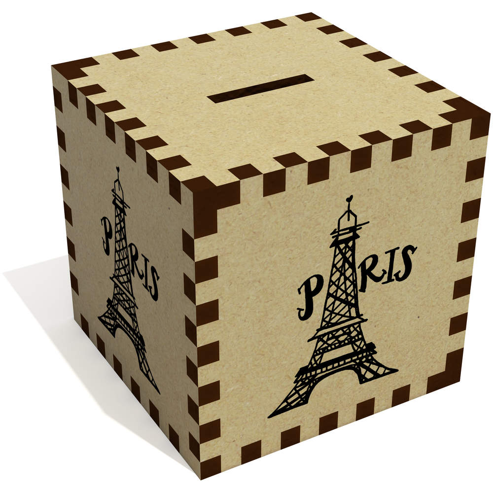 'Paris Eiffel Tower' Money Box / Piggy Bank (MB00042439)