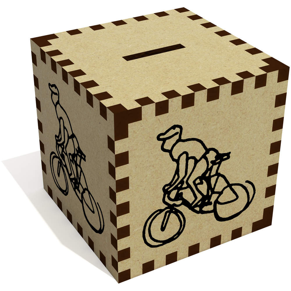 'Cyclist' Money Box / Piggy Bank (MB00072065)