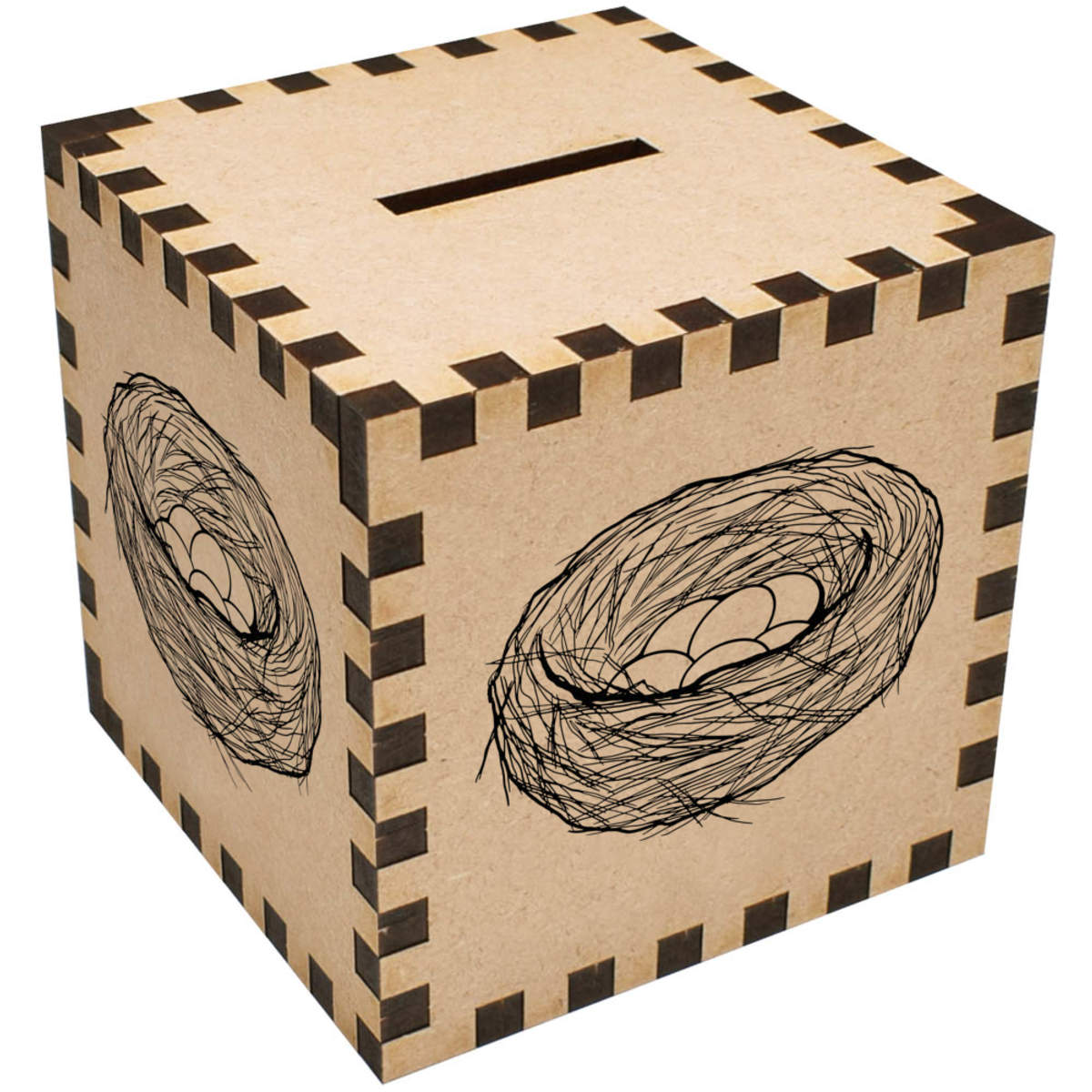 'Birds Nest & Eggs' Money Box / Piggy Bank (MB00089681)