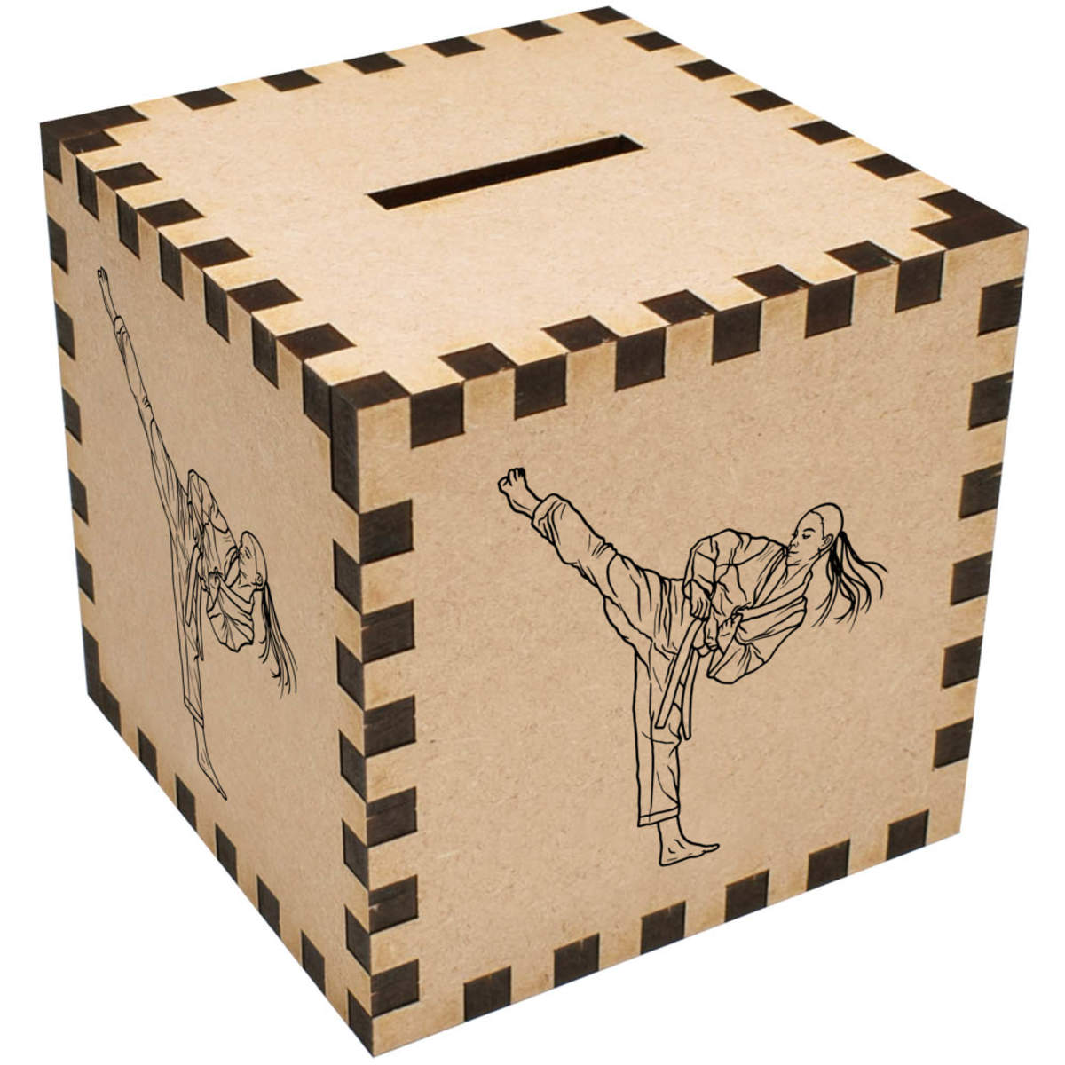 'Karate Kick' Money Box / Piggy Bank (MB00092517)