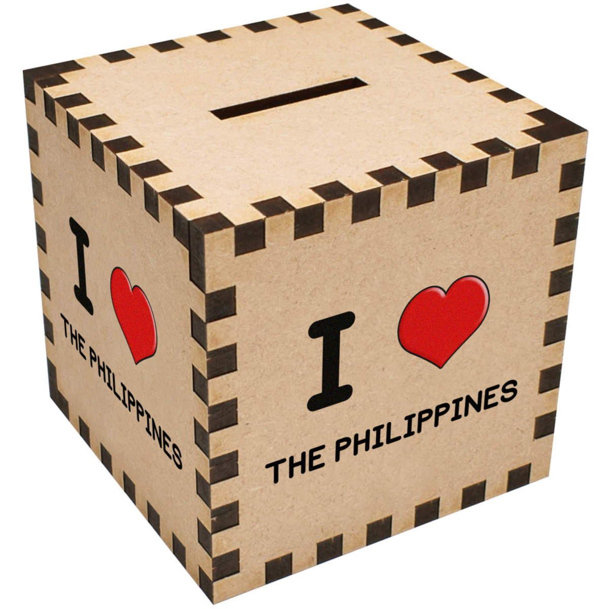 'I Love The Philippines' Money Box / Piggy Bank (MB00095344)