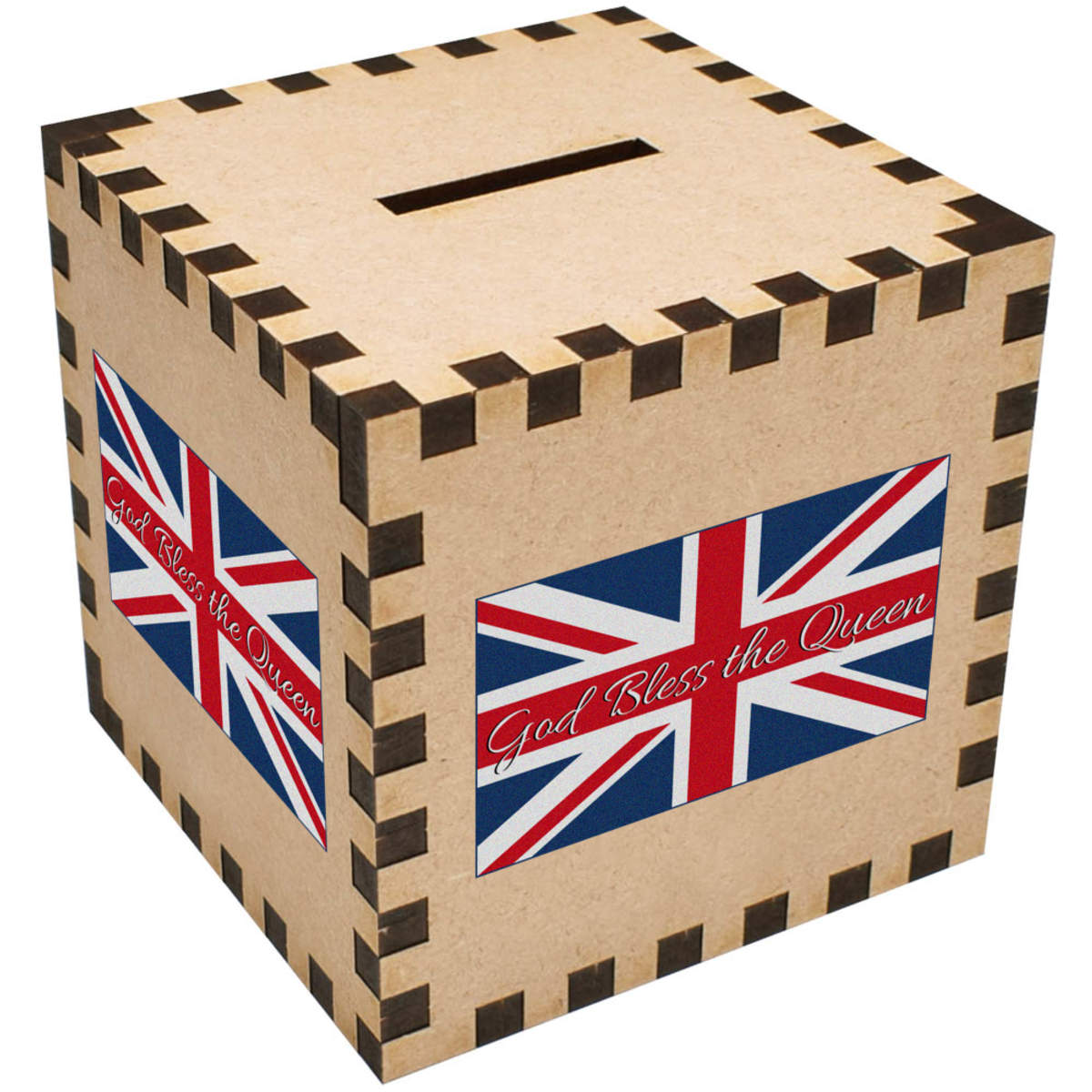 'Queen Union Jack' Money Box / Piggy Bank (MB00097259)