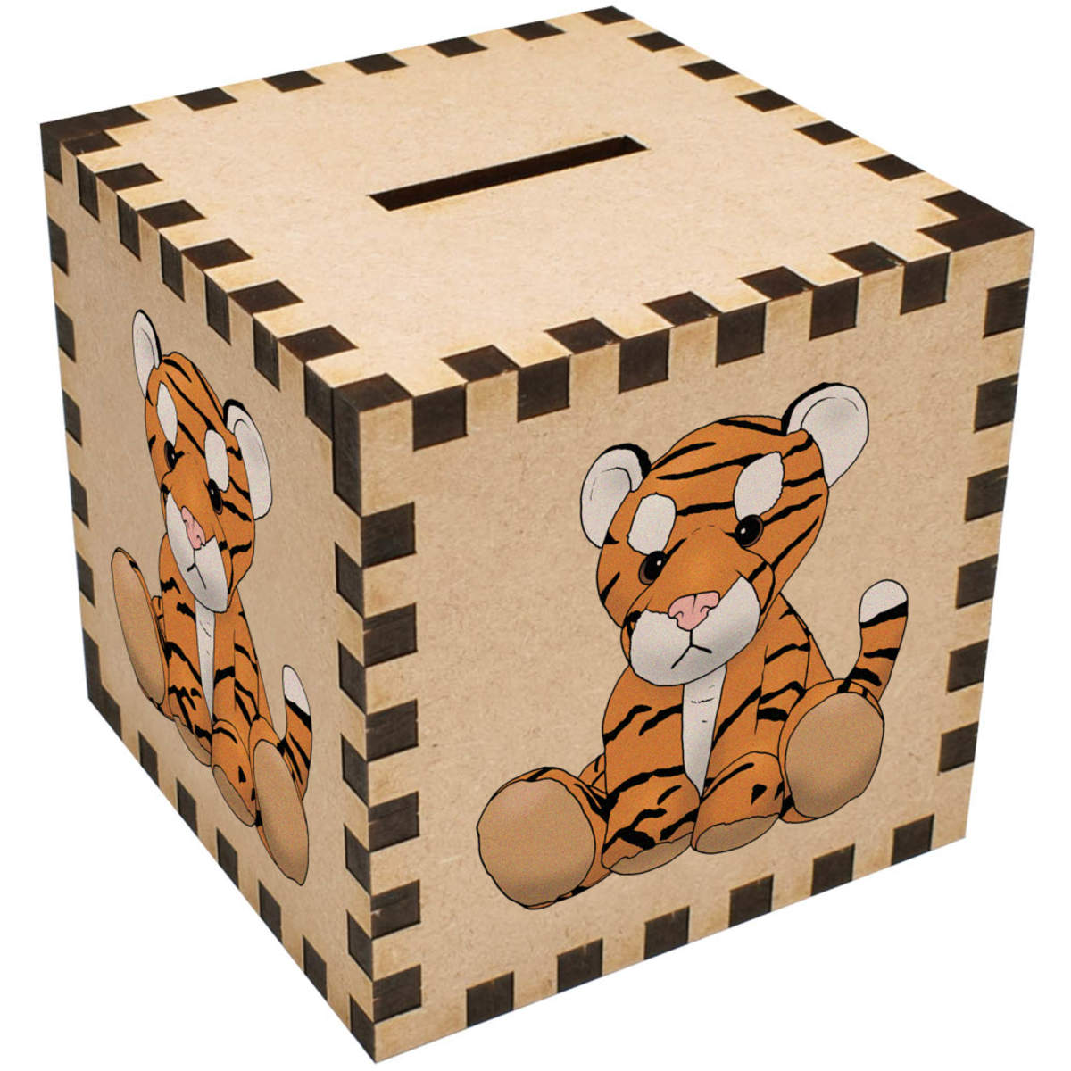 'Tiger Plushie' Money Box / Piggy Bank (MB00101752)