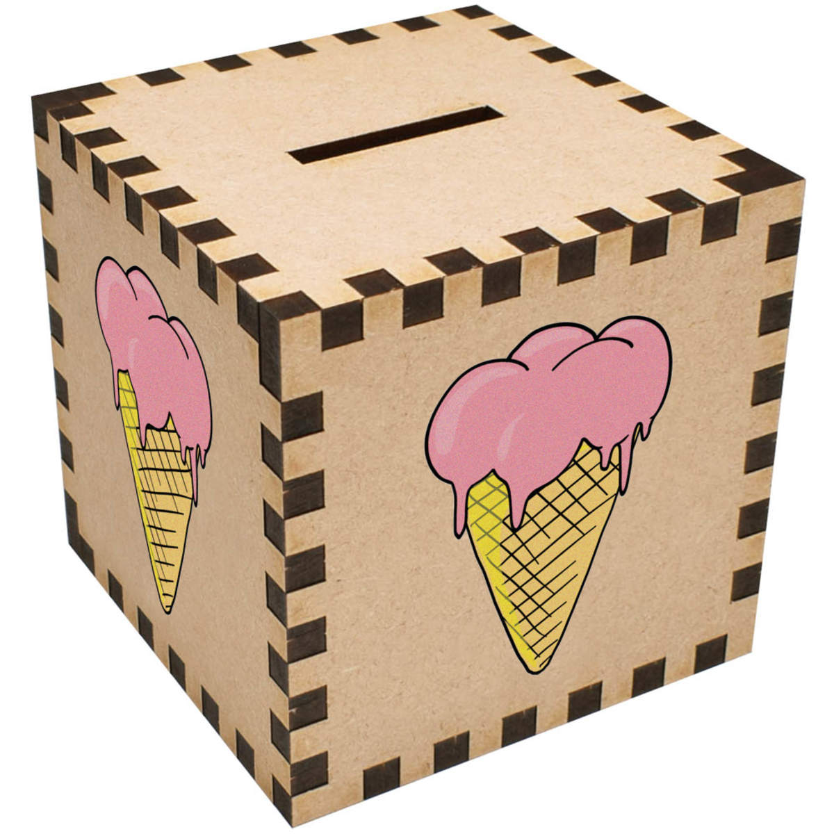 'Melting Ice Cream Cone' Money Box / Piggy Bank (MB00101991)