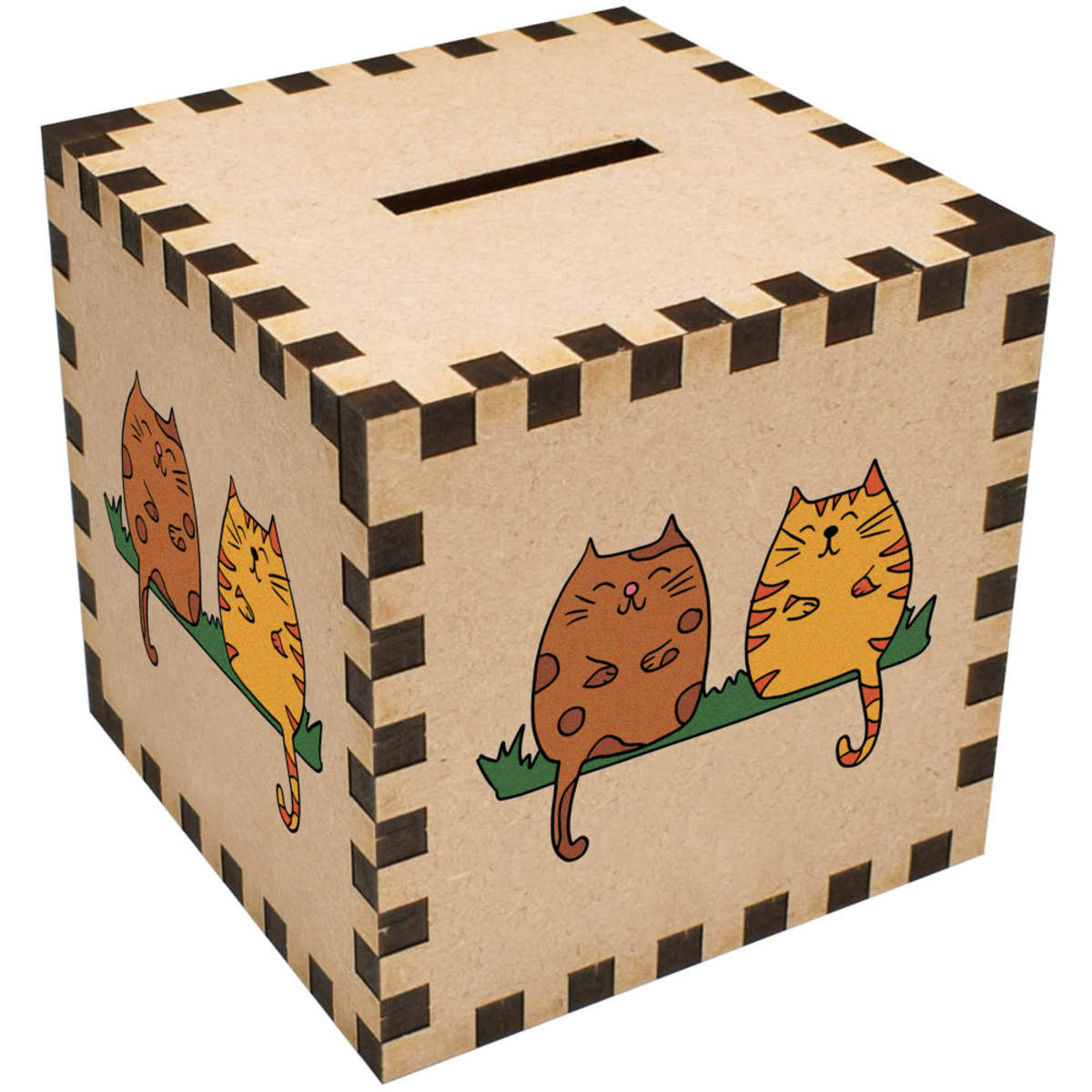 'Two Cats ' Money Box / Piggy Bank (MB00102921)