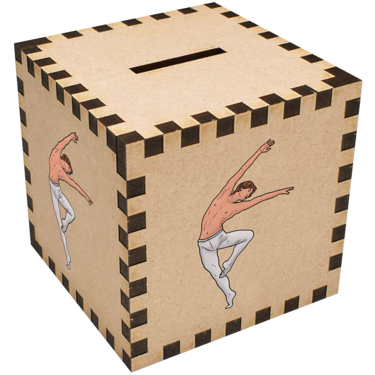 'Male Ballet Dancer' Money Box / Piggy Bank (MB00104069)