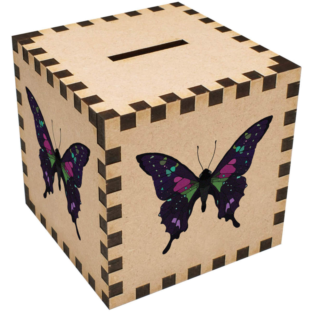 'Bright Botanical Butterfly ' Money Box / Piggy Bank (MB00107806)