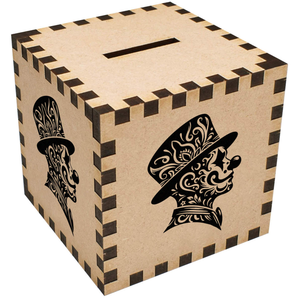 'Clown Side View' Money Box / Piggy Bank (MB00108762)