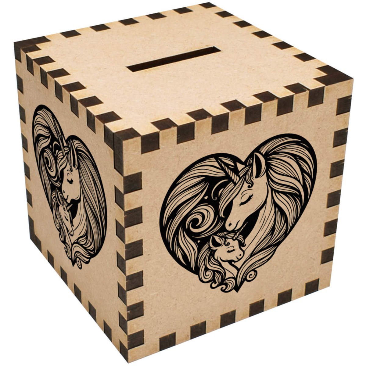 'Parent & Baby Unicorn' Money Box / Piggy Bank (MB00108794)