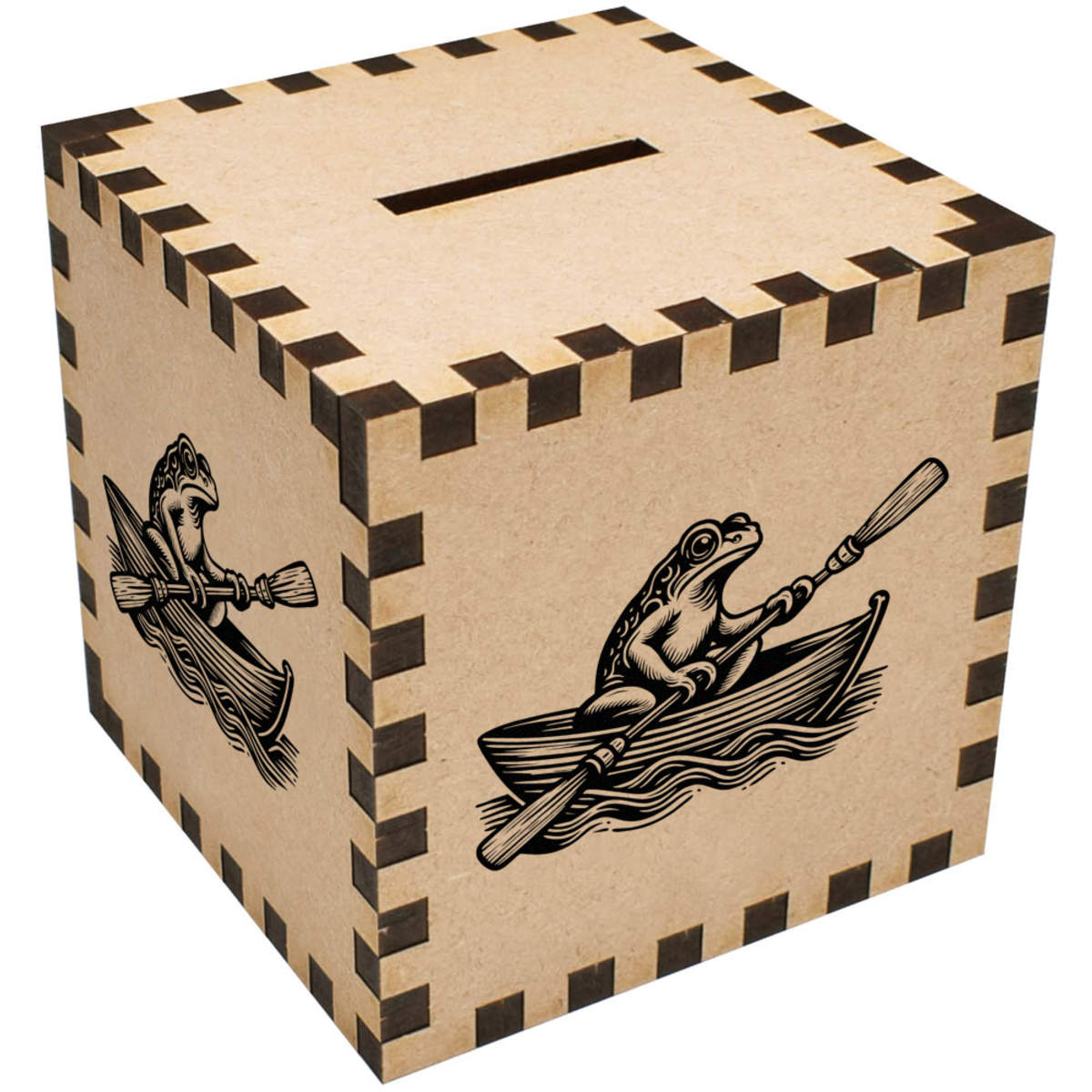 'Frog In A Rowing Boat' Money Box / Piggy Bank (MB00109359)