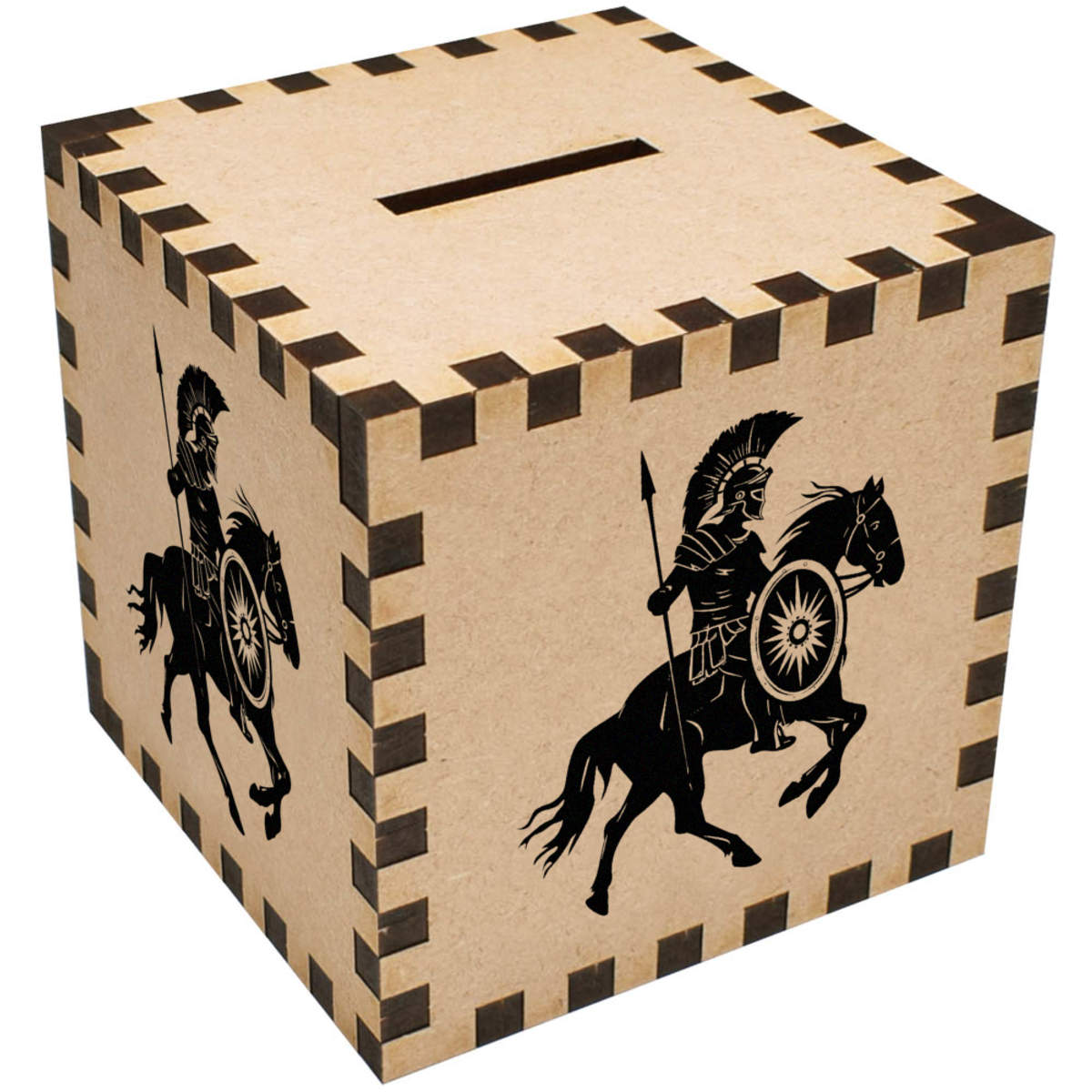 'Roman Soldier on Horseback' Money Box / Piggy Bank (MB00109694)