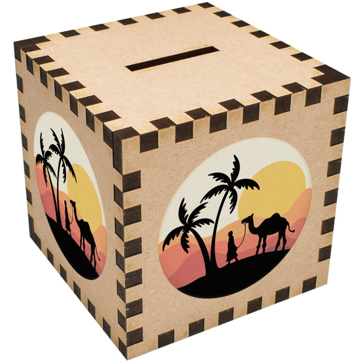 'Desert Camel Scene' Money Box / Piggy Bank (MB00109708)