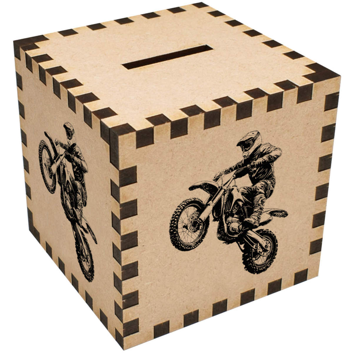 'Dirt Bike Jump' Money Box / Piggy Bank (MB00109858)