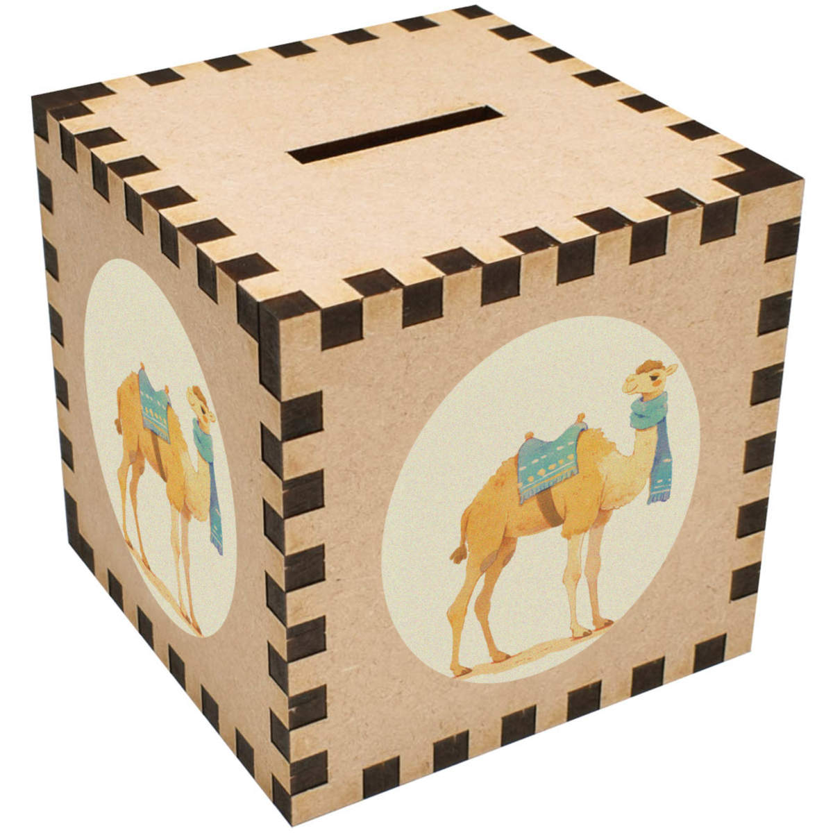 'Cute Camel Wearing Scarf' Money Box / Piggy Bank (MB00112840)