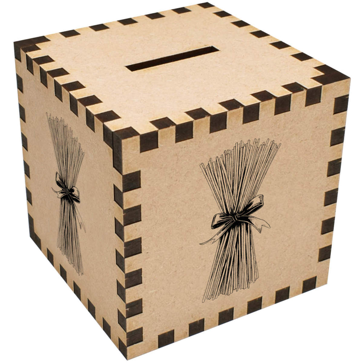 'Spaghetti Pasta with Ribbon' Money Box / Piggy Bank (MB00113212)