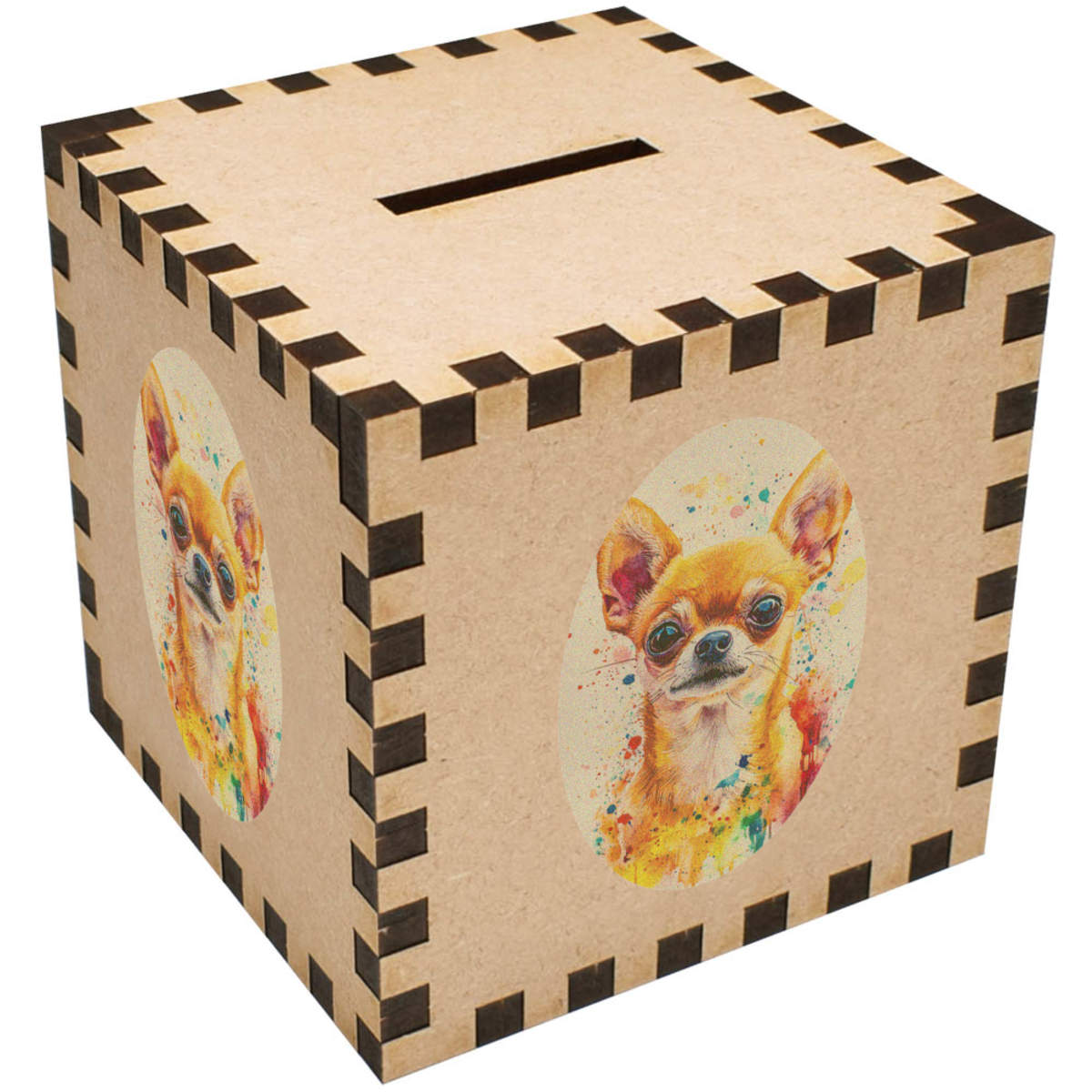 'Chihuahua Portrait' Money Box / Piggy Bank (MB00113285)