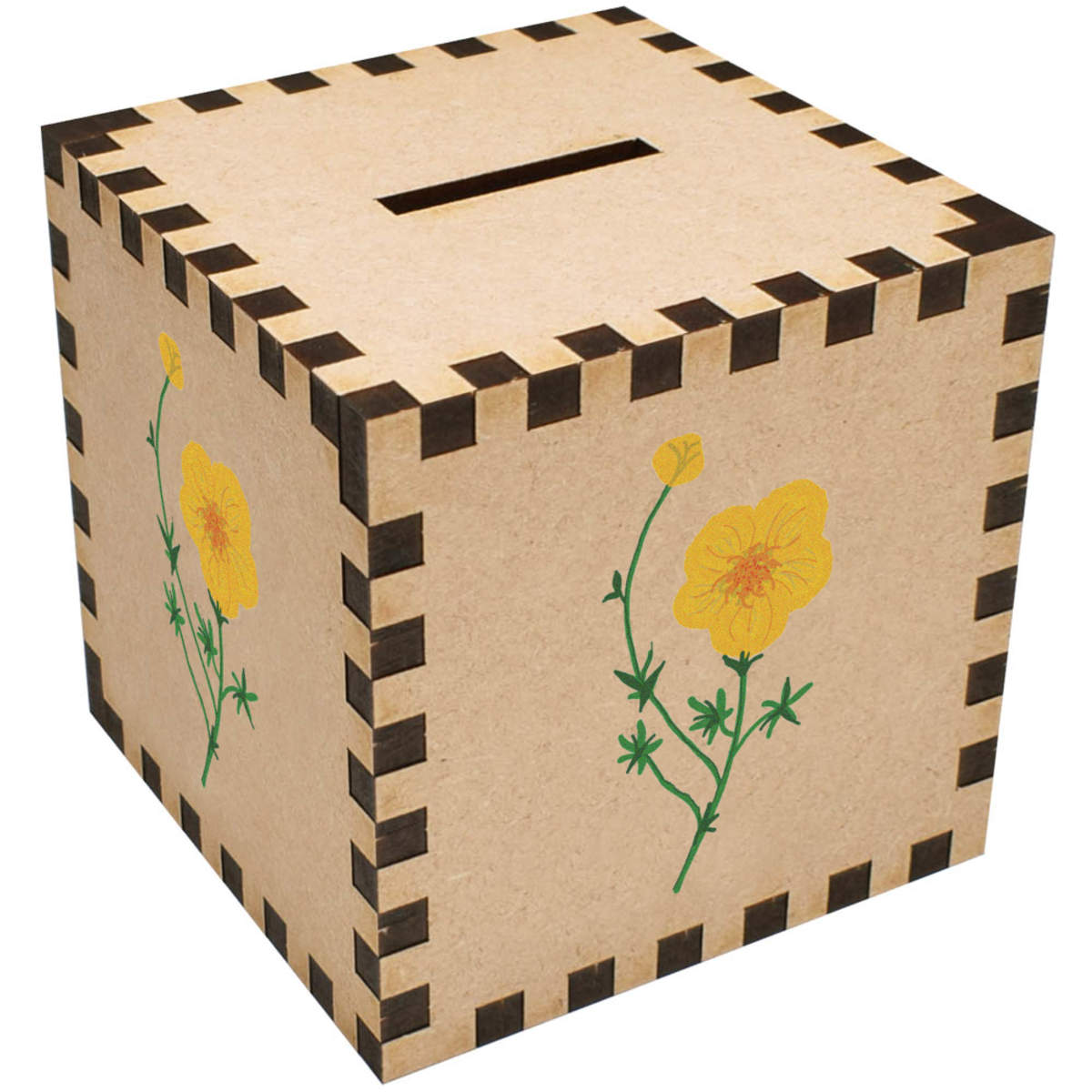 'A Summer Flower In Bud' Money Box / Piggy Bank (MB00114239)