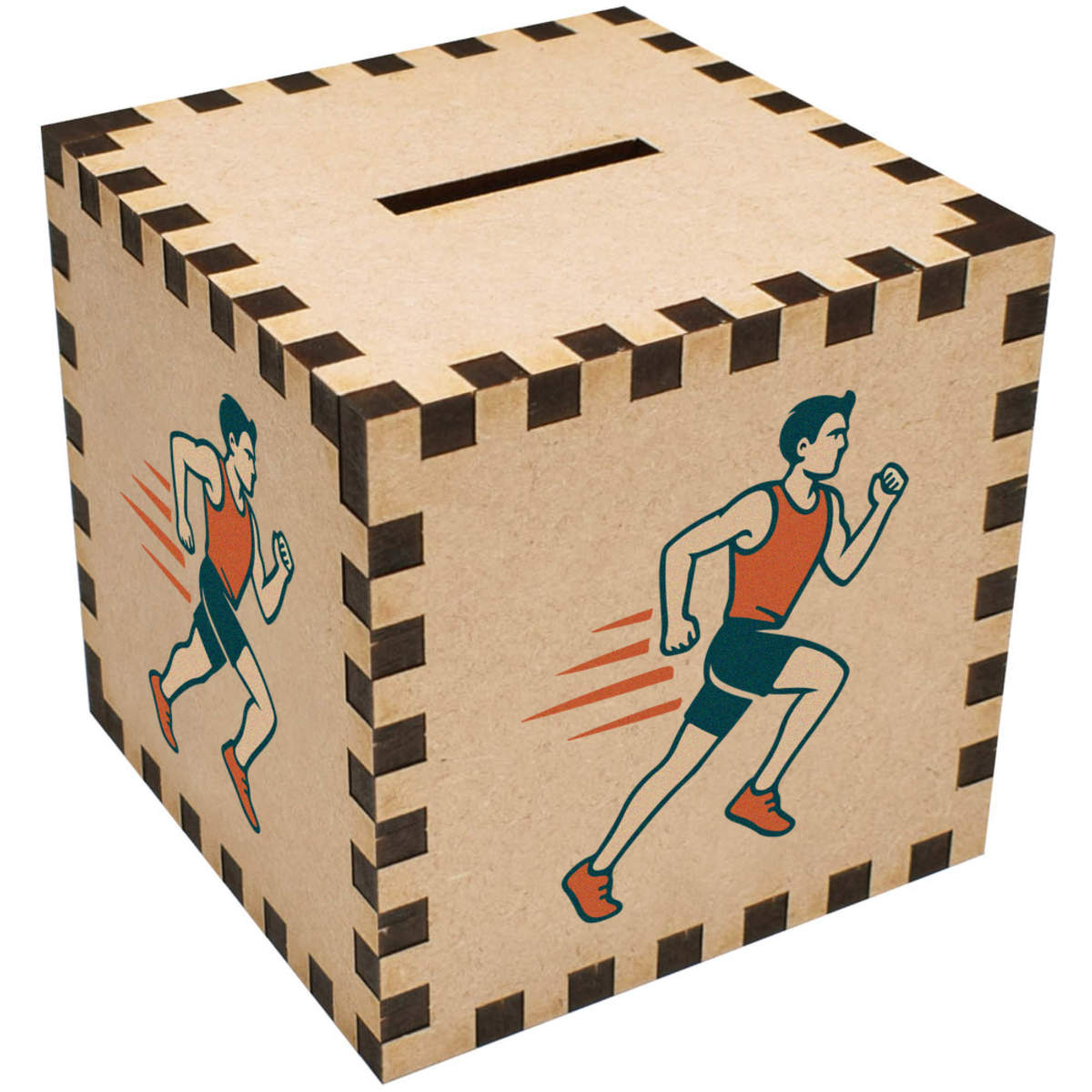 'Running Man Athlete' Money Box / Piggy Bank (MB00115671)