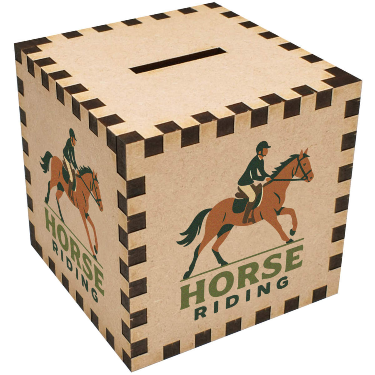 'Horse Riding Equestrian' Money Box / Piggy Bank (MB00115873)