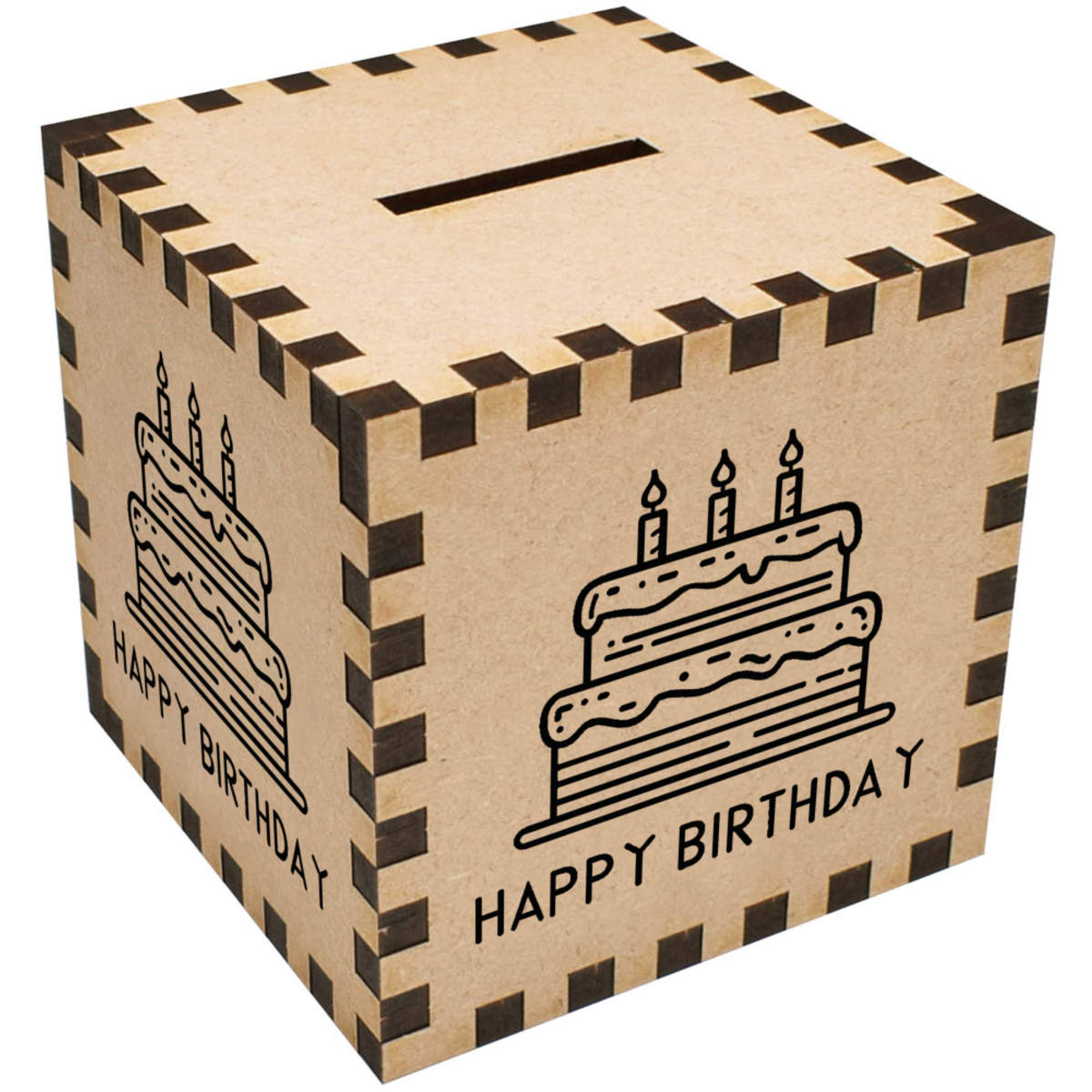 'Happy Birthday Cake' Money Box / Piggy Bank (MB00117721)