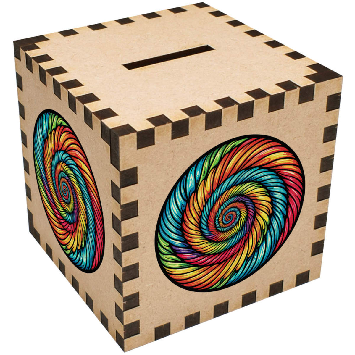 'Rainbow Spiral' Money Box / Piggy Bank (MB00118099)