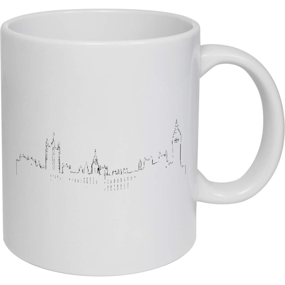 11oz (320ml) 'Houses Of Parliament' Ceramic Mug / Cup (MG00002399)