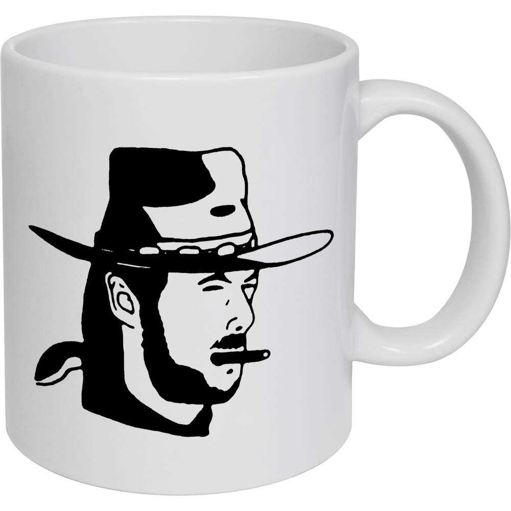 11oz (320ml) 'Grumpy Cowboy' Ceramic Mug / Cup (MG00013365)