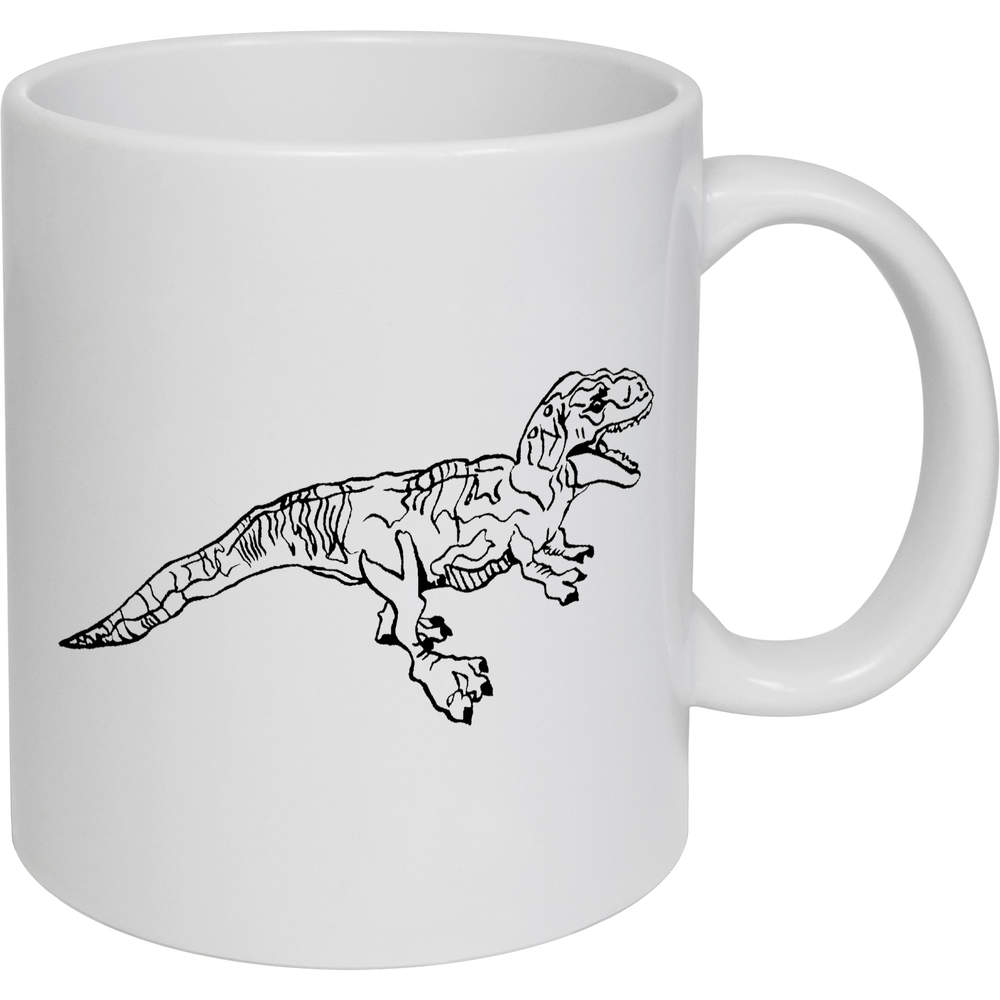 11oz (320ml) 'Roaring Dinosaur' Ceramic Mug / Cup (MG00015504)