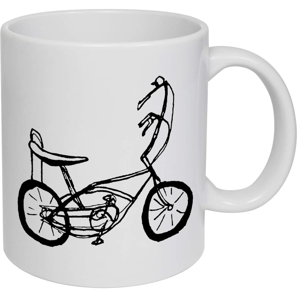 11oz (320ml) 'Bike' Ceramic Mug / Cup (MG00015579)