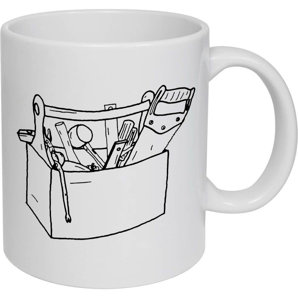 11oz (320ml) 'Full Toolbox' Ceramic Mug / Cup (MG00018672)